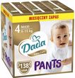Dada Pieluchomajtki Extra Care Rozmiar 4 138Szt.