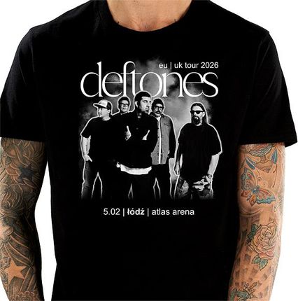 Deftones Uk Eu Tour 2026 Atlas Arena Łódź T Shirt Koszulka Męska M