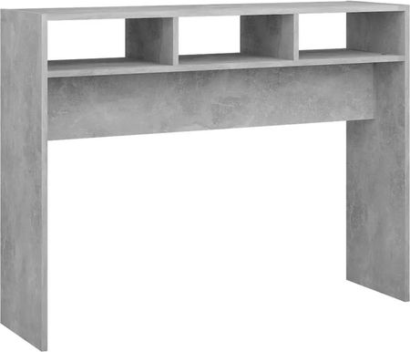 Gravora Stolik konsolowy szary beton 105x30x80 cm materiał drewnopochodny (G09173263)