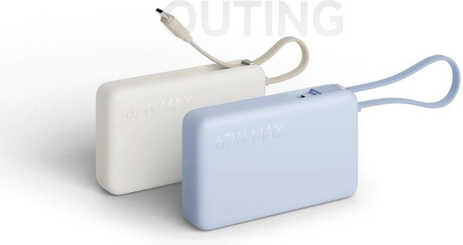 Xiaomi Power Bank De 10000mAh Con Cable Integrado – Carga Rápida De 67W, 3 Puertos (USB-A, USB-C Y Cable Tipo-C), Apto Para Avión