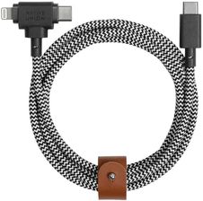 Zdjęcie Native Union - Belt Cable Duo Pro 1.5M 2-in-1 (USB-C to USB-C & Lightning) - Kabel USB-C - USB-C i Lightning - Kraft - Bychawa