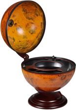 Gravora Drewniany globus z barkiem, 38x33x48 cm, kolor eukaliptusowy (G0576862)