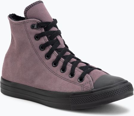 Trampki Converse Chuck Taylor All Star Hi Suede Faux Fur grey/purple