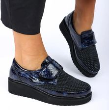 Zdjęcie Botki damskie Artiker 55C0751 granatowe (40, Granat) - Kęty