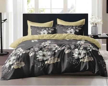 Cotton World Pościel Flanelowa Mikro Fyr-1030 160X200 Kwiaty 23664