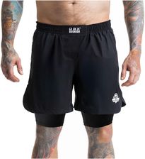 Zdjęcie Dbx Bushido Spodenki Shorty MMA z leginsami czarne Czarne - Libiąż