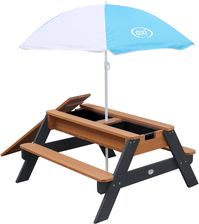 Zdjęcie Axi Nick Stól Piasek I Woda Parasol Szary/Brazowy  95X97X48Cm - Różan