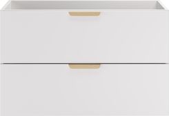 Zdjęcie Comad Szafka pod umywalkę 80cm 2 szuflady (ASTERWHITE8280462S) - Orzysz