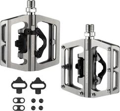 Zdjęcie Rockbros Pedały dwustronne 2 w 1 (SPD i platforma) - PD15 Szare - Gdańsk