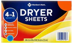 Member's Mark chusteczki do suszarki 480 szt