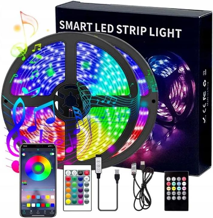 Taśma LED RGB 10m (TAŚMALED10MRGB) - Opinie i atrakcyjne ceny na Ceneo.pl