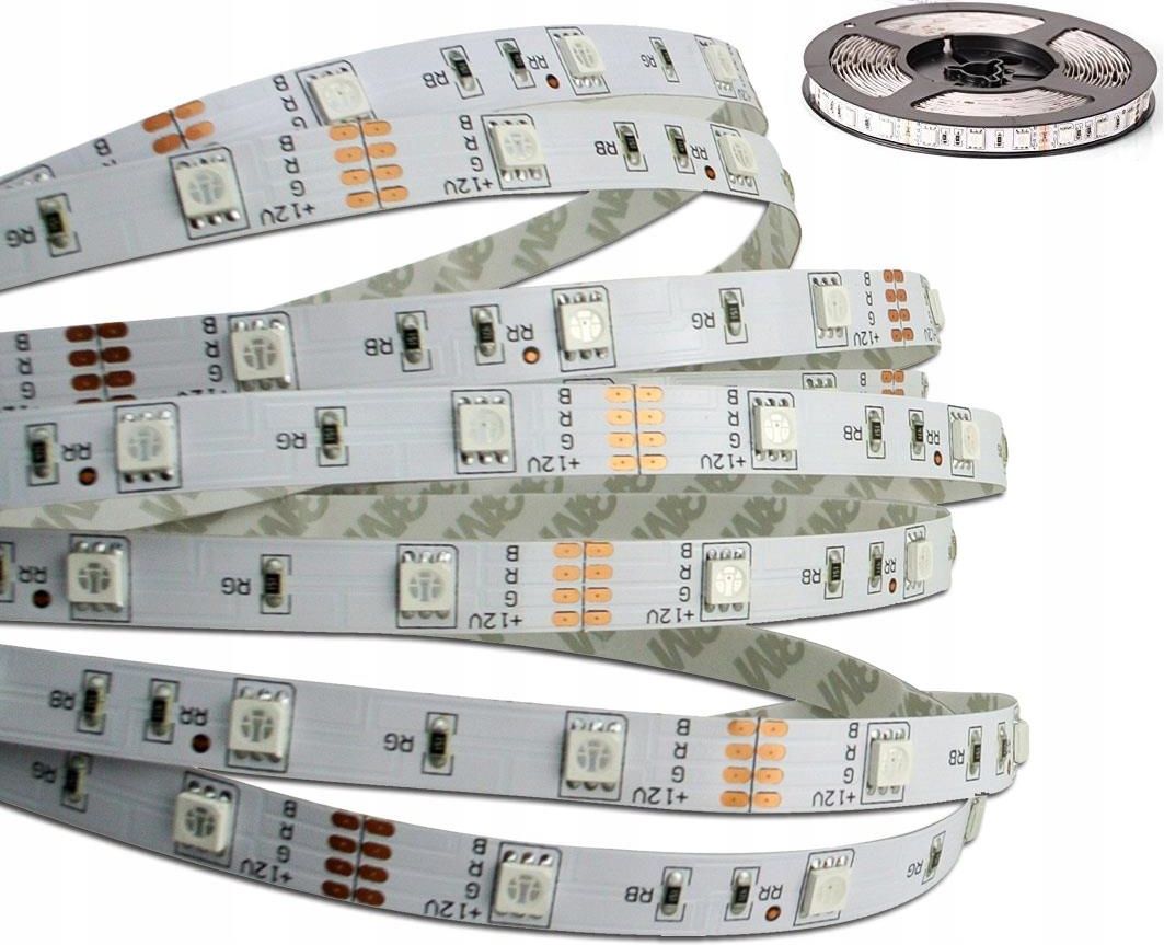 Taśma LED Omako RGB 2.5m wielokolorowa ...