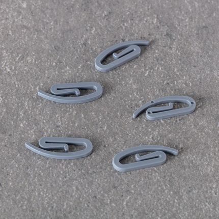 Haczyk ślimak premium szary 0,3 x 1 x 2,7 cm Dekoria.pl kod 5902582225978