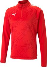 Zdjęcie Puma Sweatshirt 1/4 zip teamLIGA Graphic Czerwone - Zabłudów