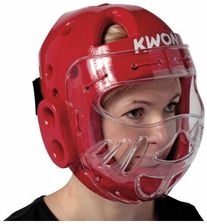Zdjęcie Kwon Kaskkwondo Avec Visière Ksl Czerwone - Lubartów