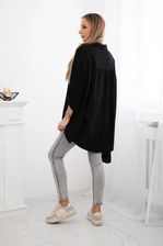 Zdjęcie Koszula bawełniana muślinowa Plus Size czarna - Sulejów