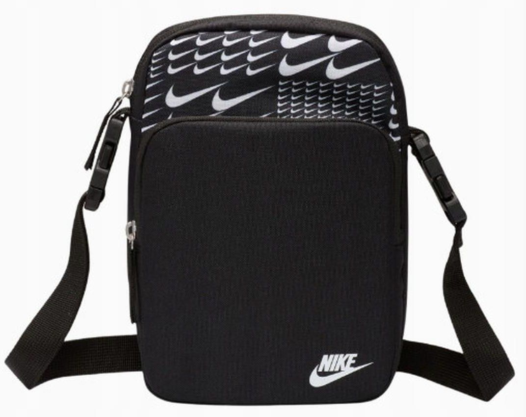 nike heritage flight bag in black