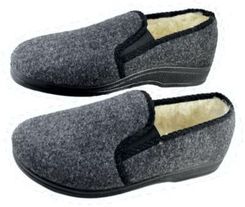 Zdjęcie Bambosze Męskie Ciepłe Filcowe 237M - Wiązów