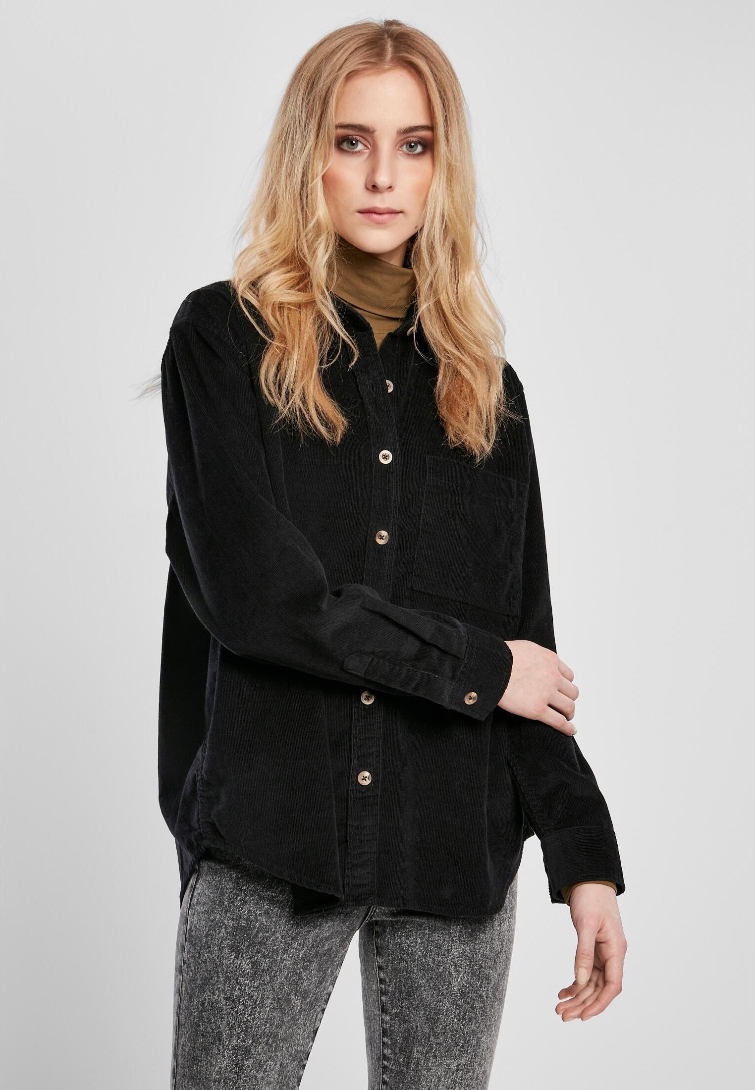 Zdjęcie Koszula damska Urban Classics corduroy oversized (grandes tailles) - Knurów