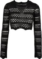 Zdjęcie Damski szydełkowy sweter crop Urban Classics - Sośnicowice