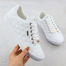Zdjęcie Trampki damskie ekoskóra białe Big Star RR274322 - Sompolno