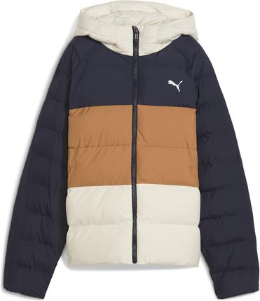 Młodzieżowa pikowana kurtka z kapturem PUMA