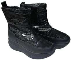 Zdjęcie Śniegowce Na Grubej Podeszwie Czarne Rozmiar 38 - Płock