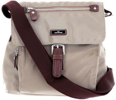 Tom Tailor Damska Rina, Torebka, Beżowy/Brązowy, 22,5 x 9 x 19 cm