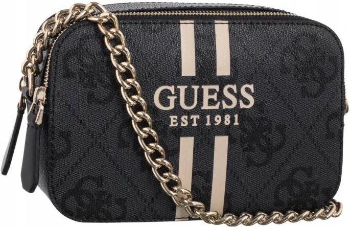 Damska Ma a Torebka Guess Noelle II Crossbody Camera HWOS96 Czarna damska-ma-a-torebka-guess-noelle-ii-crossbody-camera-hwos96-czarna
