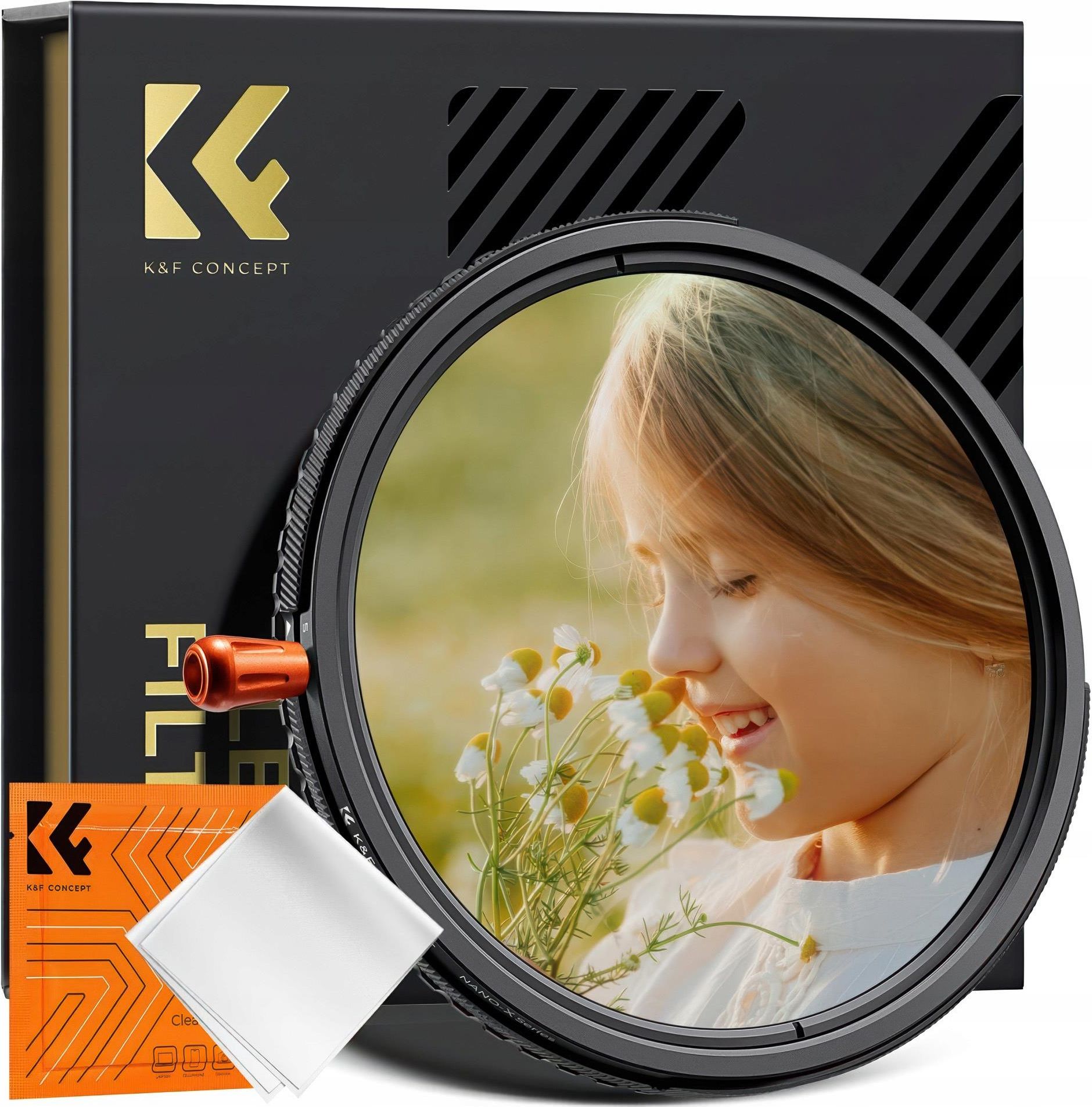 58mm Black Pro Mist 1/4 Filter Effect Filter Nano D Serie | K&F Concept