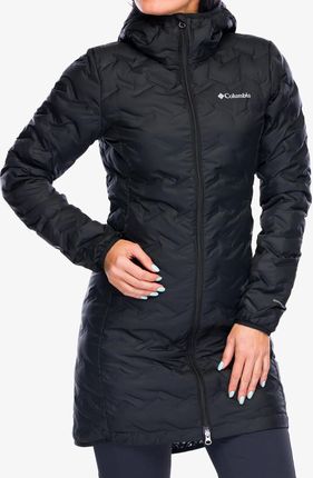 Płaszcz puchowy damski Columbia Delta Ridge II Long Down Jacket - black