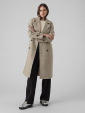 Zdjęcie PŁASZCZ DAMSKI VERO MODA VMFORTUNEVEGA PROCHOWIEC ROZMIAR XS - Skępe
