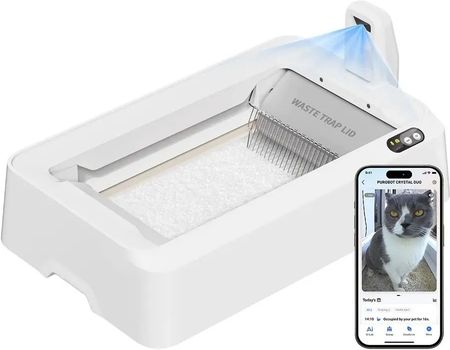 Kuweta samoczyszcząca PetKit Purobot Crystal Duo z kamerą