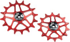 Zdjęcie Kółka ceramiczne przerzutki JRC Components 16/14T do SRAM Eagle T-Type - Czerwony (red) - Lębork