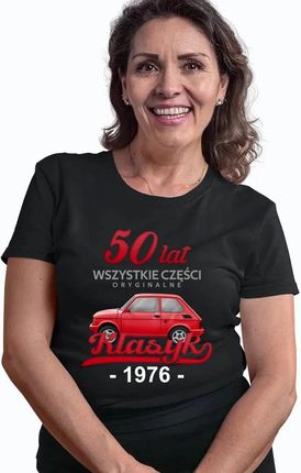 50 Lat Wszystkie części oryginalne Klasyk od 1976 - damska koszulka na prezent