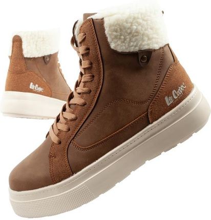 Lee Cooper buty damskie zimowe botki ocieplane kożuszek lekkie