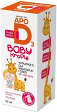 Zdjęcie ApoD3 Baby 400 j.m. krople, 10 ml - Międzylesie