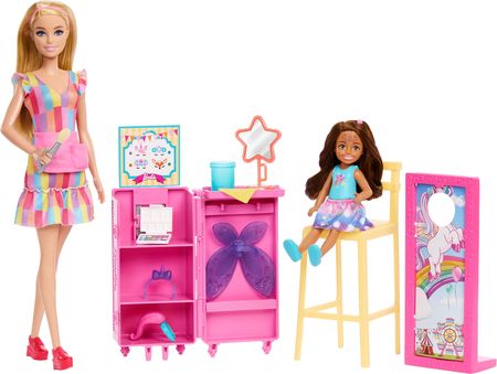 BARBIE DZIEŃ NA JARMARKU zestaw z lalką Barbie Chelsea dla dzieci +3 JFL61