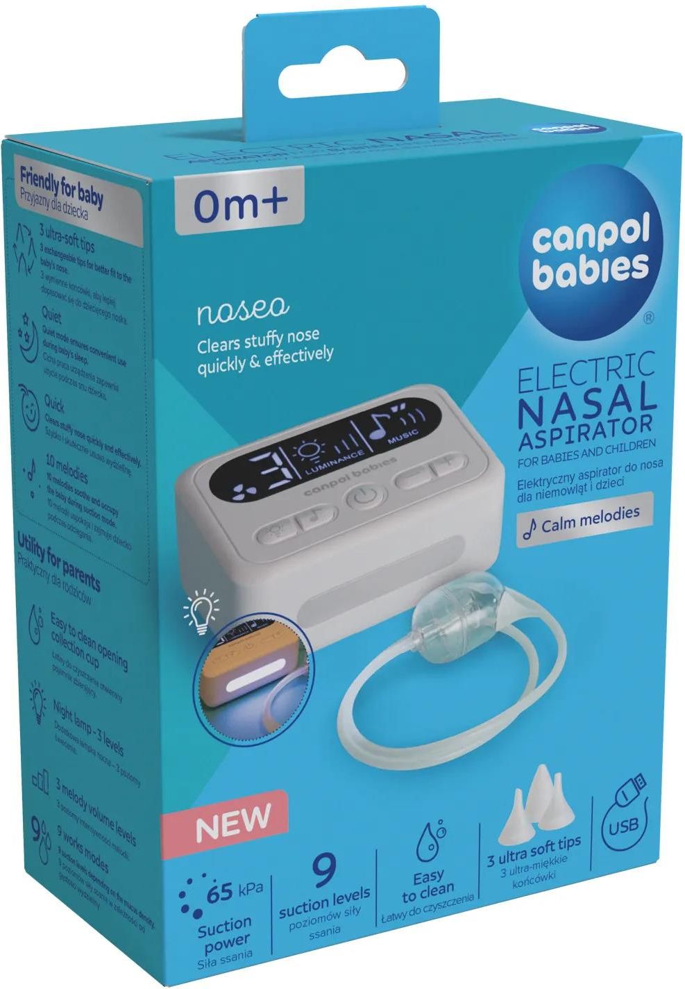 Elektryczny aspirator do nosa Canpol babies Noseo
