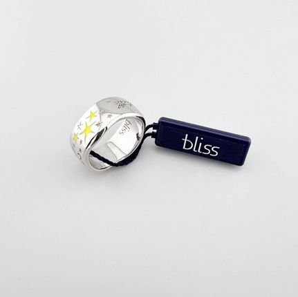 Srebrny pierścionek z gwiazdami Bliss Gioielli