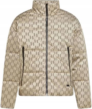 Kurtka zimowa MĘSKA KARL LAGERFELD puchowa pikowana bez kaptura r. 50