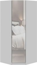 Zdjęcie Intermeble SZAFA VESTI NAROŻNA 91X210 1D BIAŁY / LUSTRO - Łódź