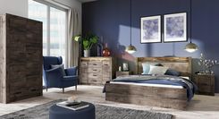 Jarstol Zestaw komplet mebli do sypialni z szafa