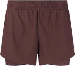 Zdjęcie Endurance Damskie szorty 2 w 1 Val Brązowe - Jedlicze