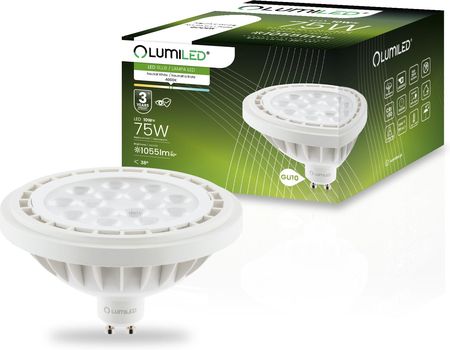 Lumiled Żarówka LED ES111 GU10 10W 75W 1055lm Neutralna 4000K 38°