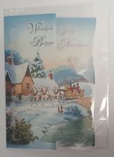 Zdjęcie Karnet Boże Narodzenie A5 Duży + Koperta Mix - Tuliszków