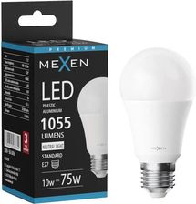 Zdjęcie Mexen Żarówka LED E27 A60 10W Neutralna 4000K 1055lm L100-E27-1040-01 - Sochaczew