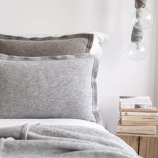 Zdjęcie Poszewka Moyha Pięknie Prosta Jasno Szara - Rumia