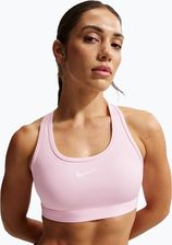 Zdjęcie Nike Biustonosz Treningowy Swoosh Medium Support Pink Foam/Stone Mauve/White - Halinów