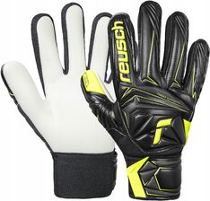 Zdjęcie Reusch Rękawice Bramkarskie Dziecięce Attrakt Starter Solid Finger Support Junior Black/Safety Yellow - Sulejówek